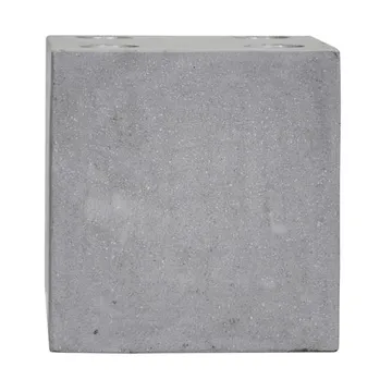 Marb castiçal 20x20x20 cm - Cinzento - House Doctor