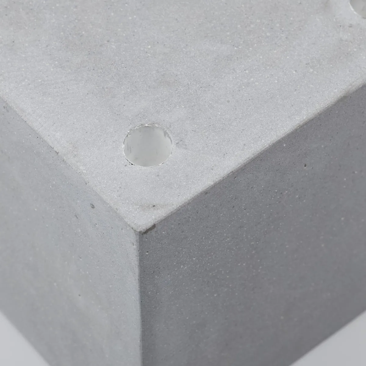 Marb castiçal 20x20x20 cm, Cinzento House Doctor