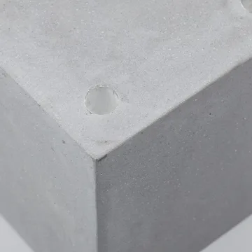 Marb castiçal 20x20x20 cm - Cinzento - House Doctor