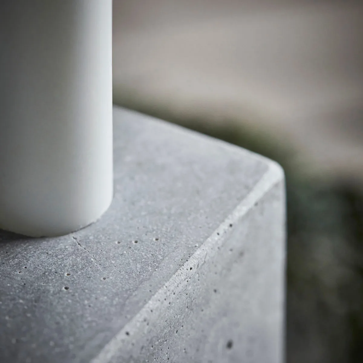 Marb castiçal 20x20x20 cm, Cinzento House Doctor