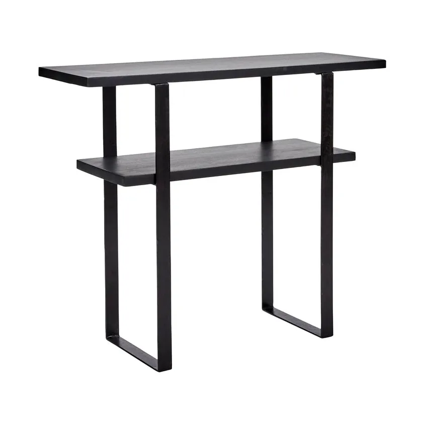 Mesa console Woda 90x30x75 cm, Preto House Doctor
