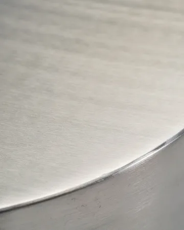 Mesa lateral Step - Prata escovada - House Doctor