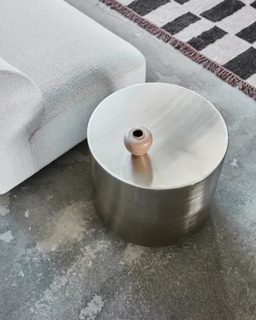 Mesa lateral Step - Prata escovada - House Doctor