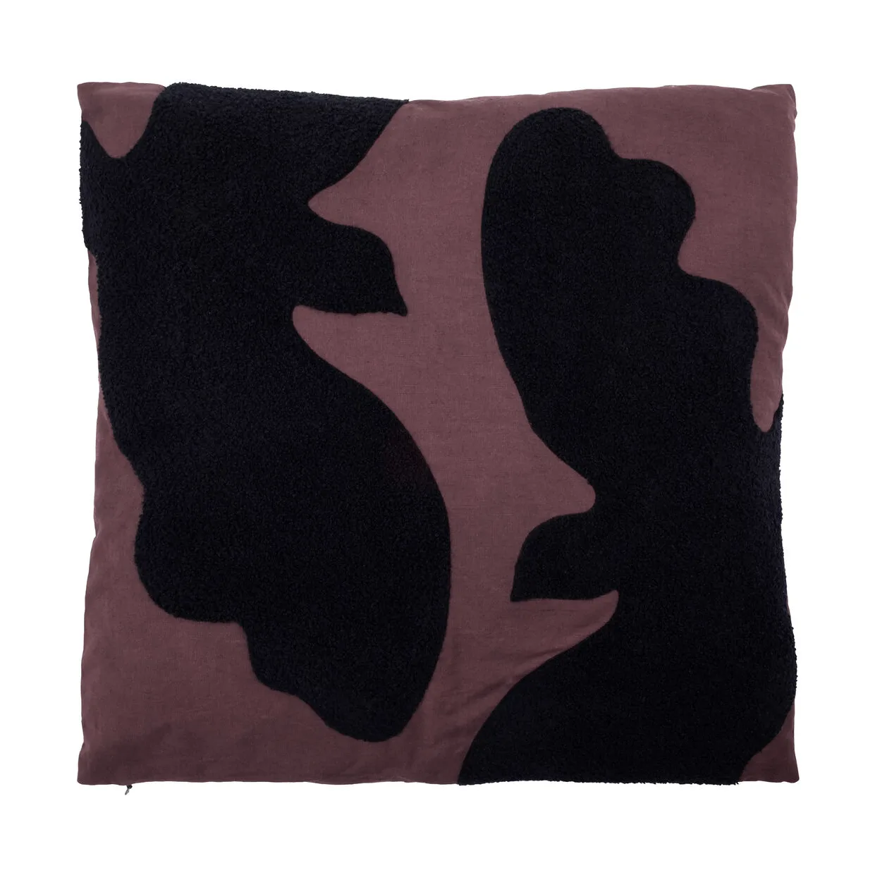 Miki almofada decorativa, Chocolate escuro-preto, 50x50 cm House Doctor