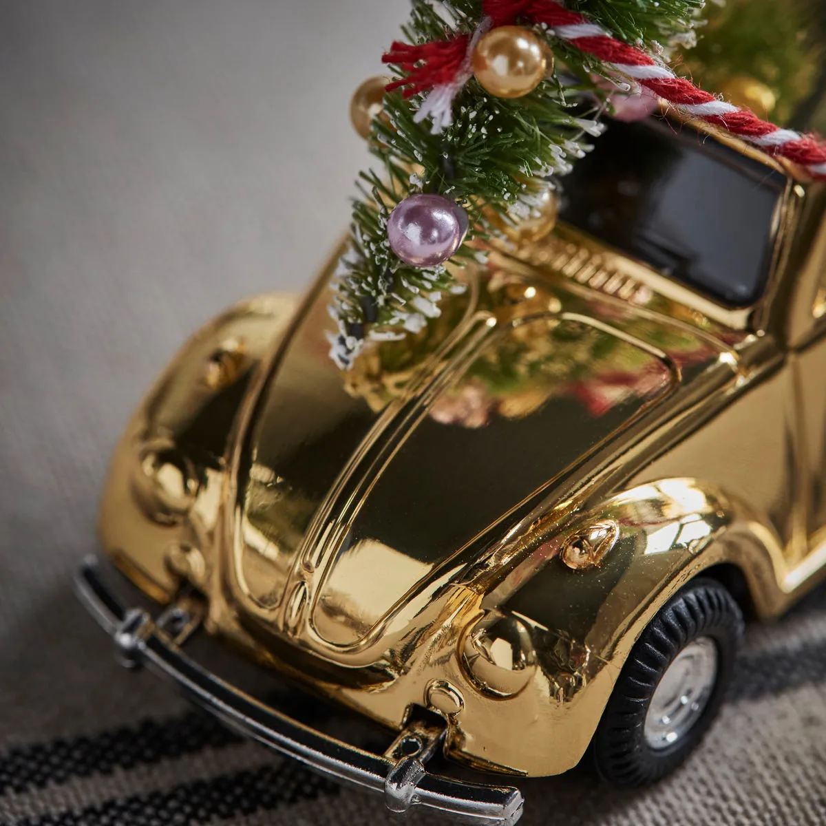 MINI Xmas car decoração de Natal, Ouro House Doctor