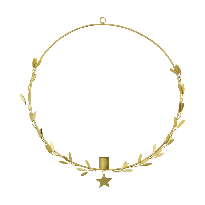 Mistel castiçal Ø35 cm, Latão House Doctor