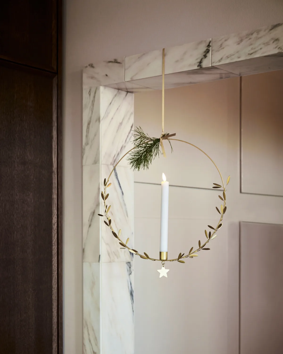 Mistel castiçal Ø35 cm, Latão House Doctor