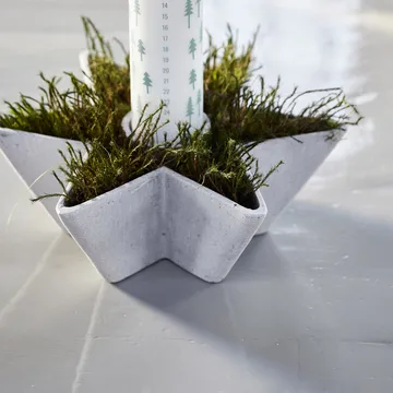 Mold Star castiçal  - Cinzento - House Doctor