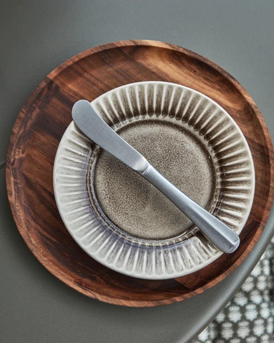 Mora faca de manteiga 4 peças, Acabamento prateado House Doctor