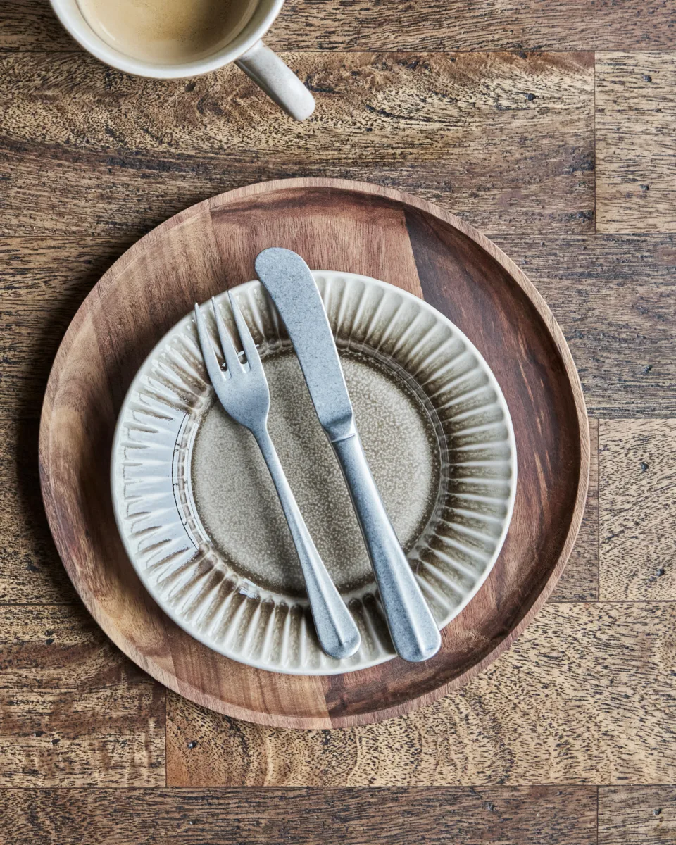 Mora garfo de bolo 4 peças, Acabamento prateado House Doctor