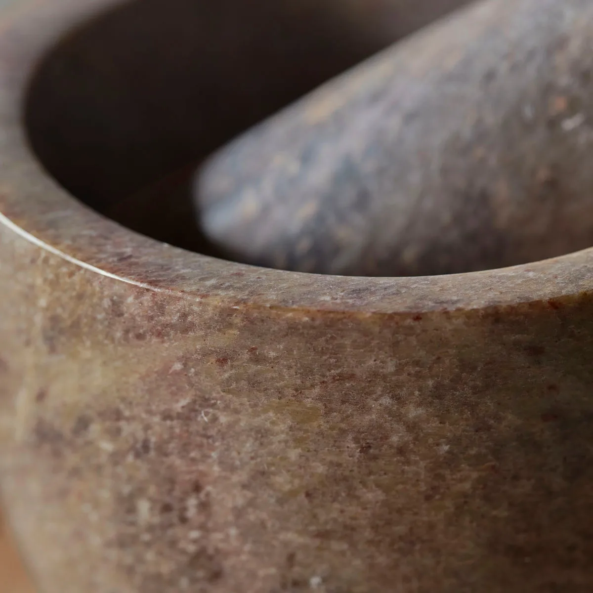 Mortar Arb com pilão Ø10 cm, Marrom House Doctor