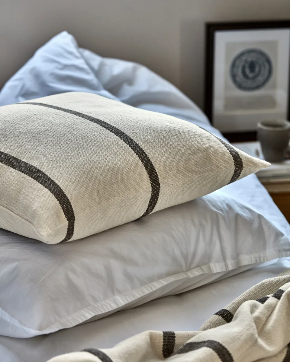 Nula capa de almofada 50x50 cm, Castanho escuro House Doctor