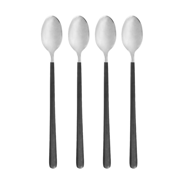 Ox colher comprida 4 unidades - Preto-prata - House Doctor