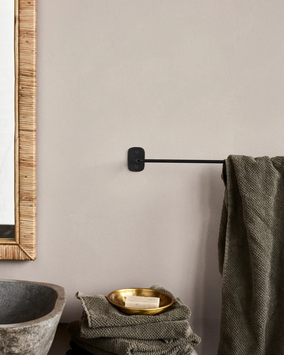 Pati suporte para toalhas, Preto House Doctor