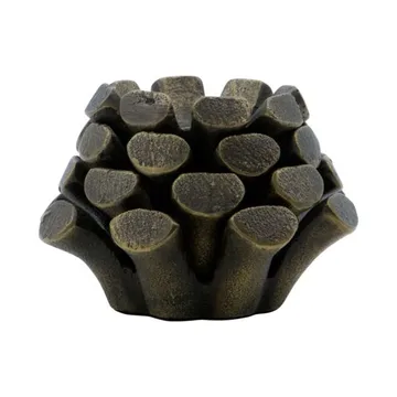 Pine Cone castiçal Ø9 cm - Latão antigo - House Doctor