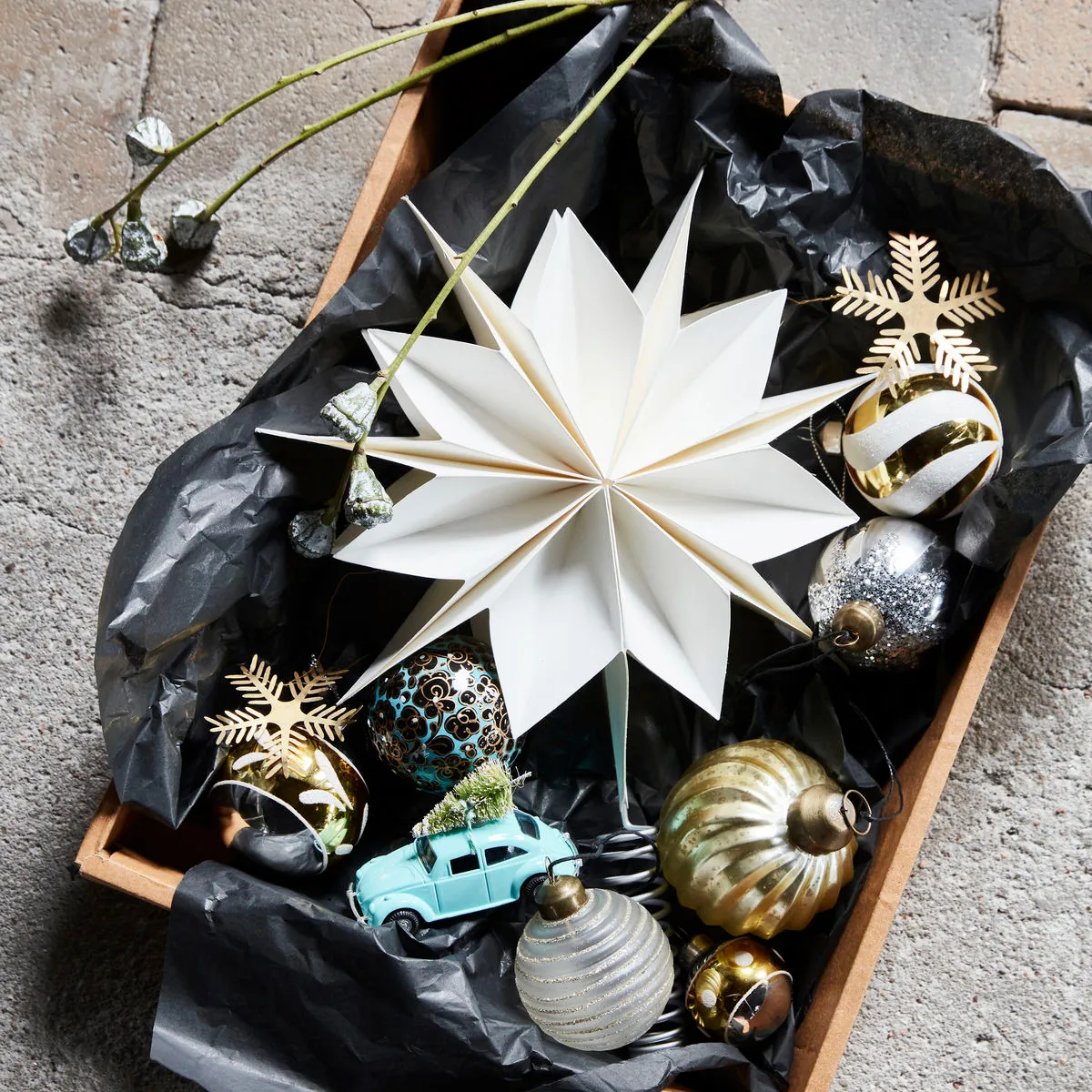 Pingente de natal Capella Ø25 cm, Branco  House Doctor