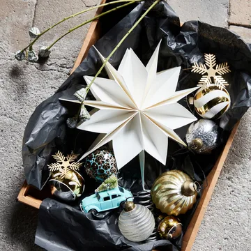 Pingente de natal Capella Ø25 cm - Branco  - House Doctor