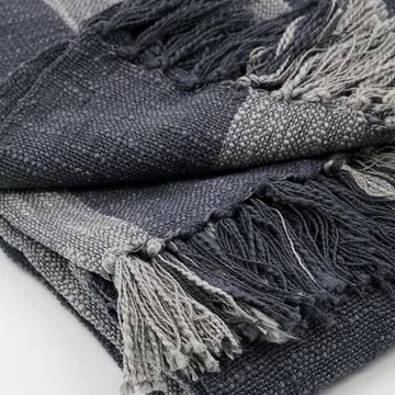 Ponra manta 130x180 cm - Cinza - House Doctor