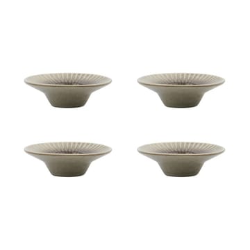 Porta-ovos Pleat 4 unid. - Cinza-marrom - House Doctor