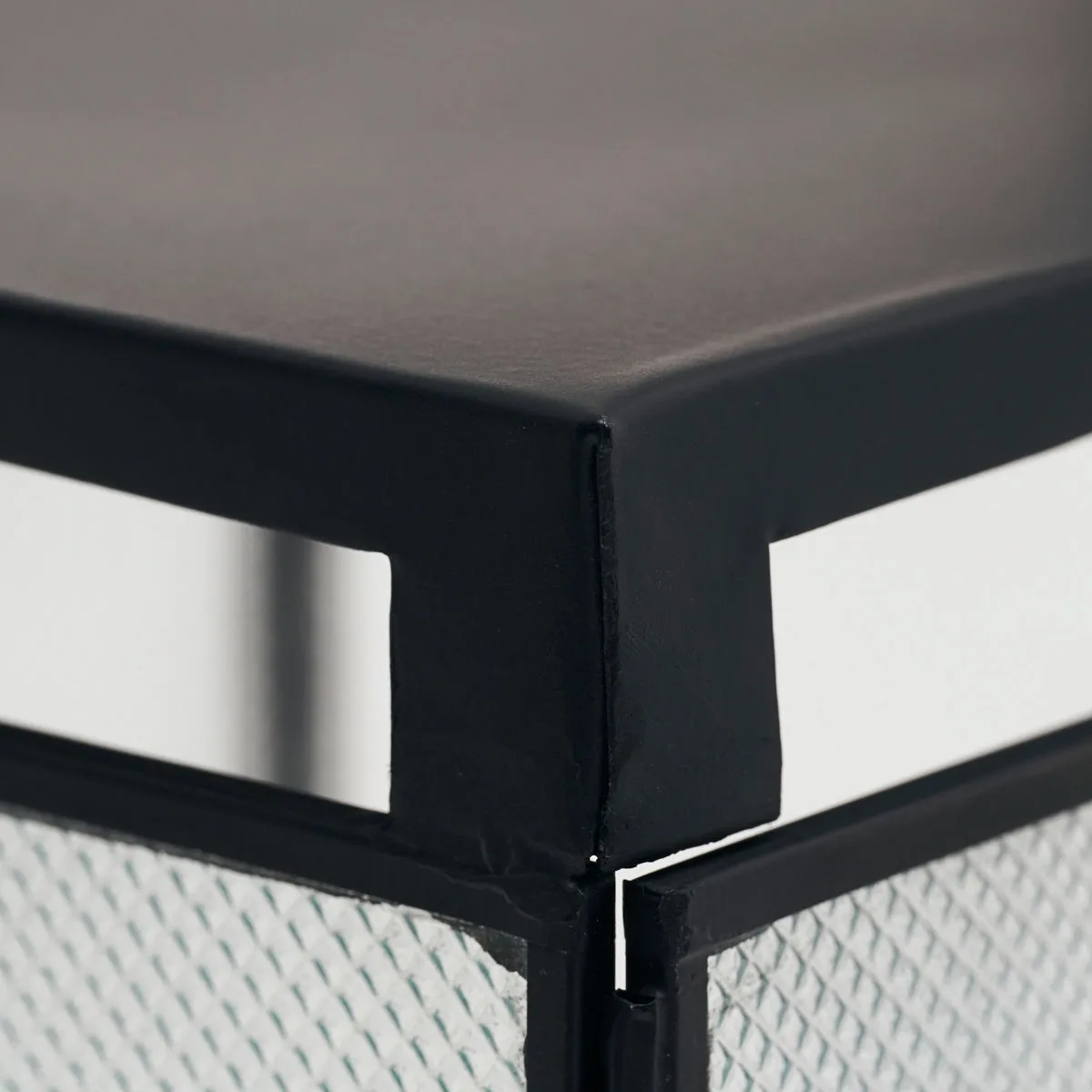 Porta-vela Blaze 25 cm, Preto antigo House Doctor