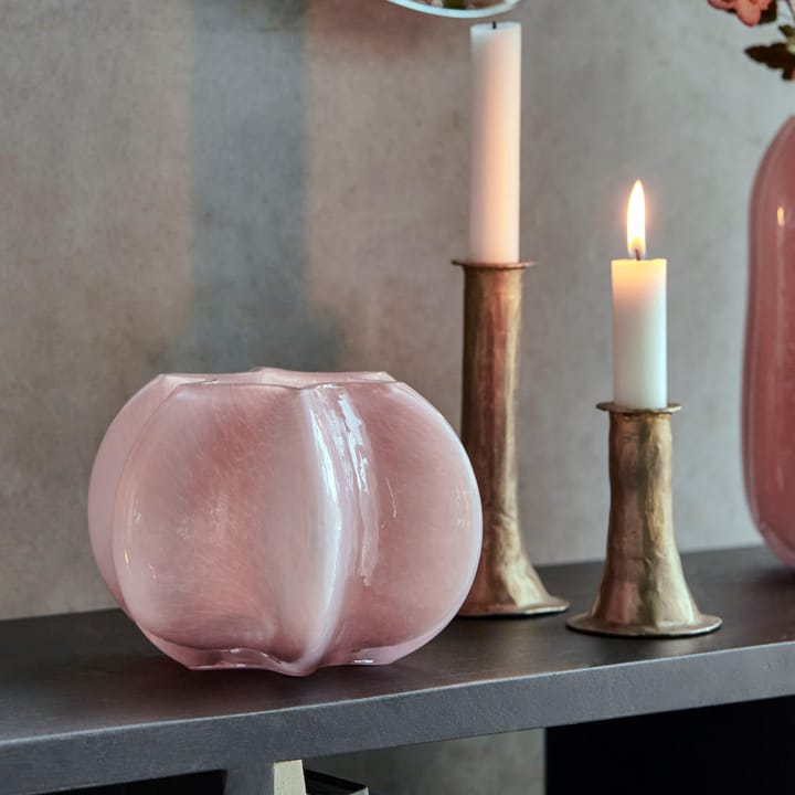 Porta-vela Nixi 17,5 cm, Rosa House Doctor