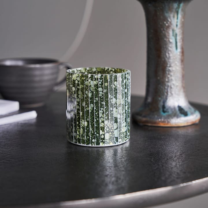 Porta-vela Waan 7 cm, Verde House Doctor