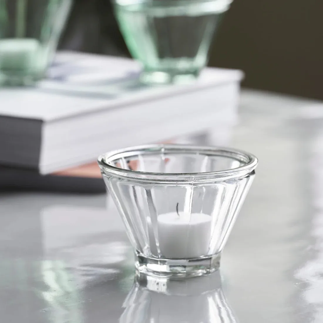 Porta-velas Fren 9 cm, Transparente House Doctor