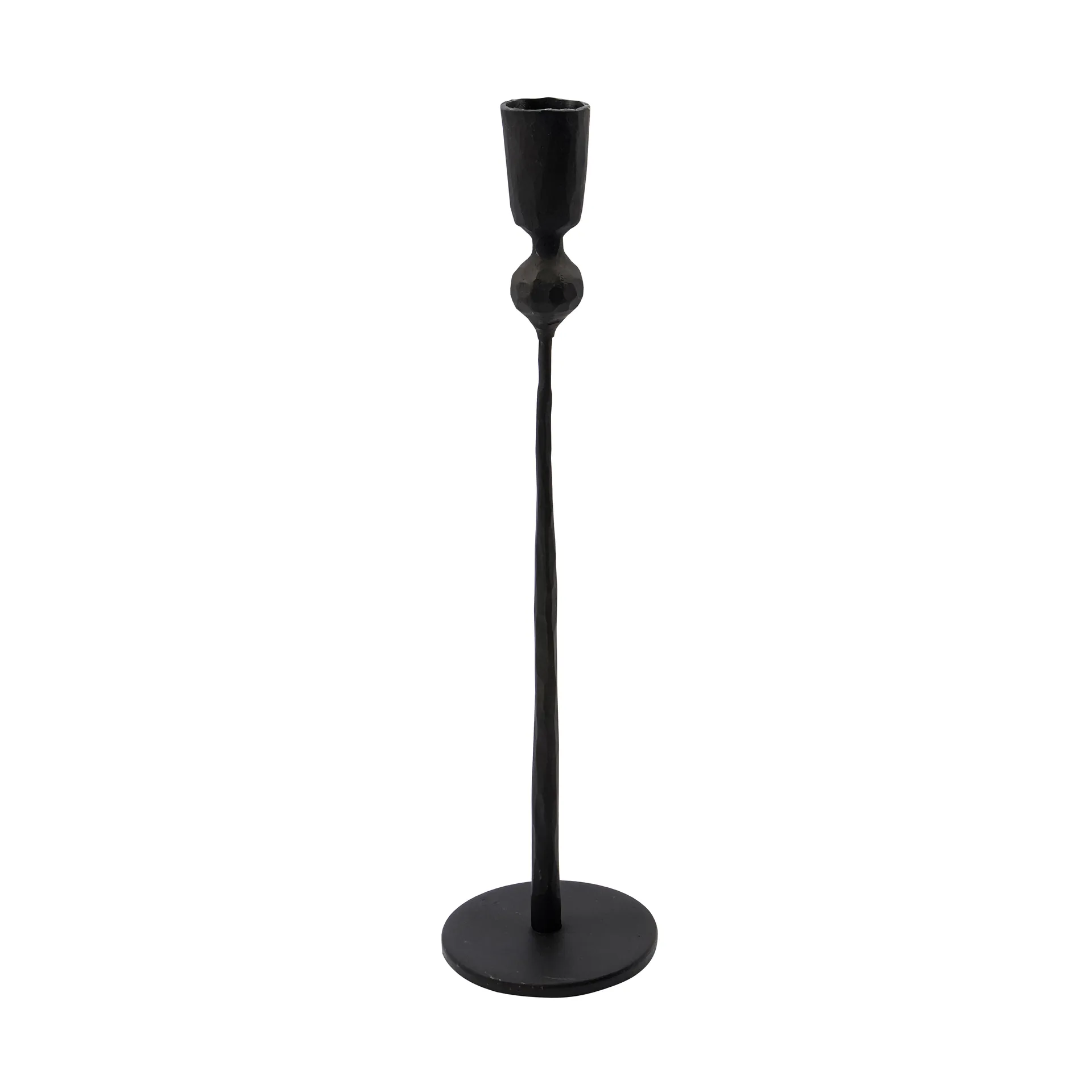 Porta velas Trivo 29 cm, preto House Doctor