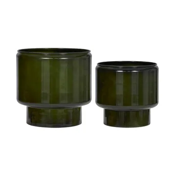 Pote de plantas Pile conjunto de 2 - Verde - House Doctor