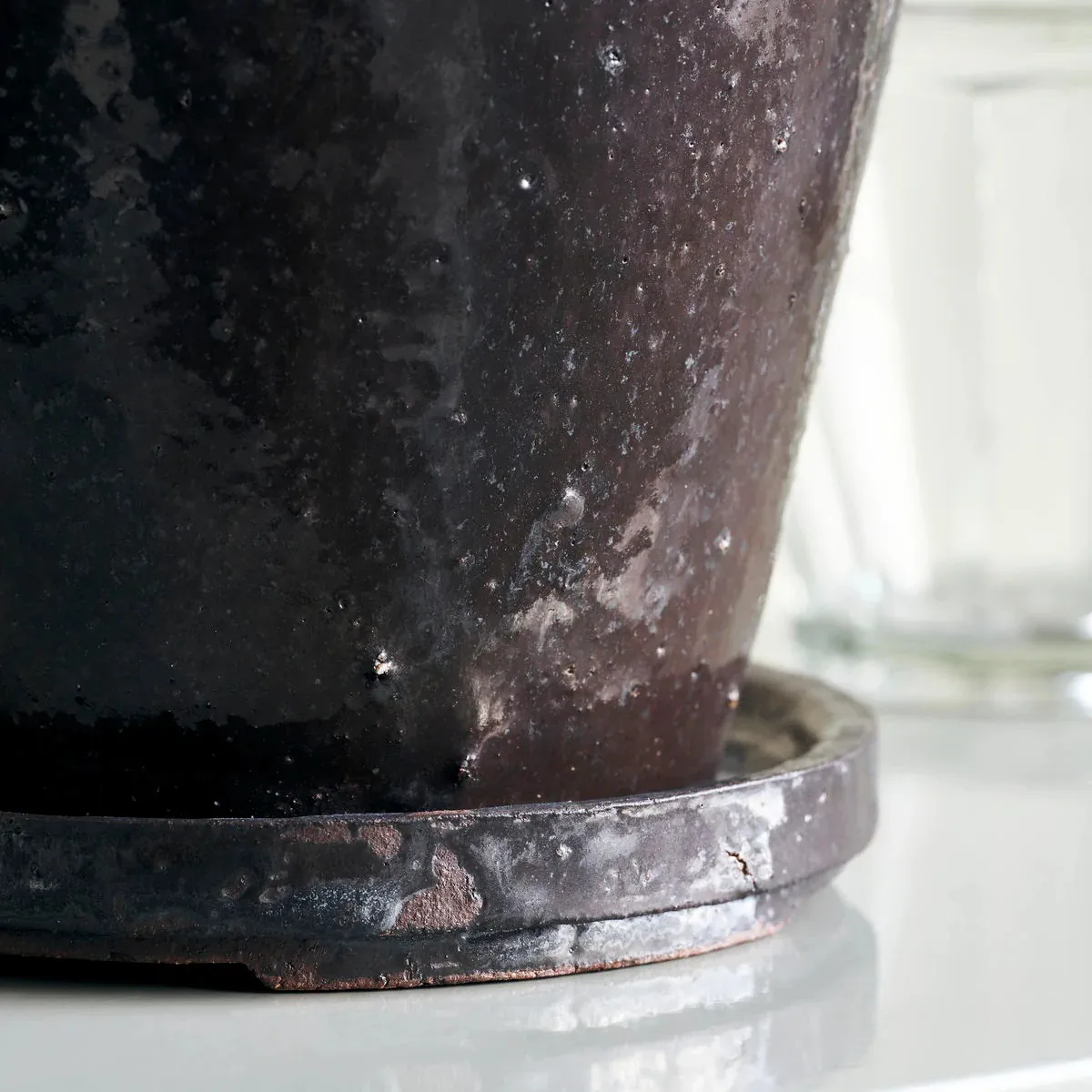 Pote Flower com pires 4 peças, Ø18 cm-Ø22 cm House Doctor