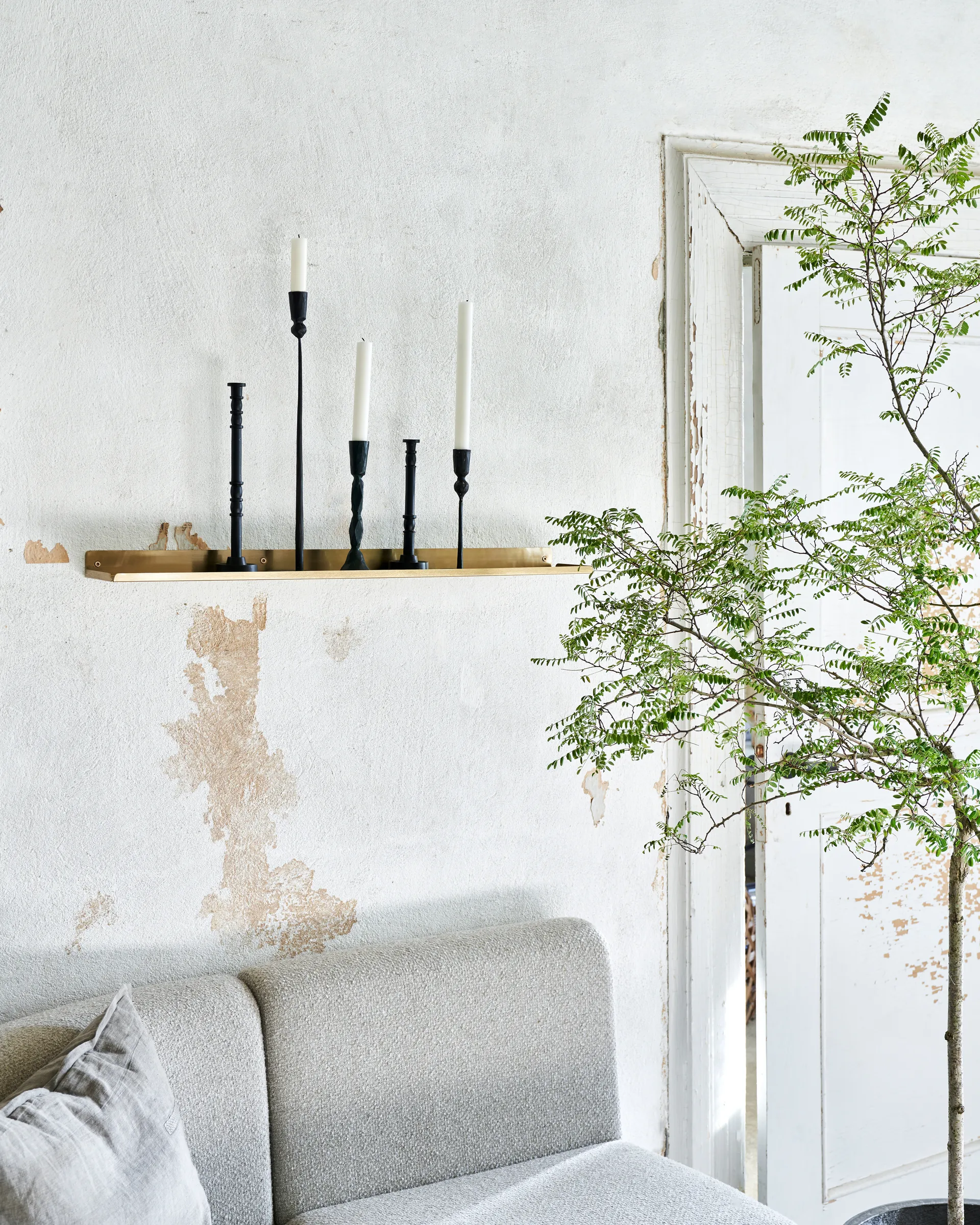 Prateleira Ledge 80 cm, Latão House Doctor