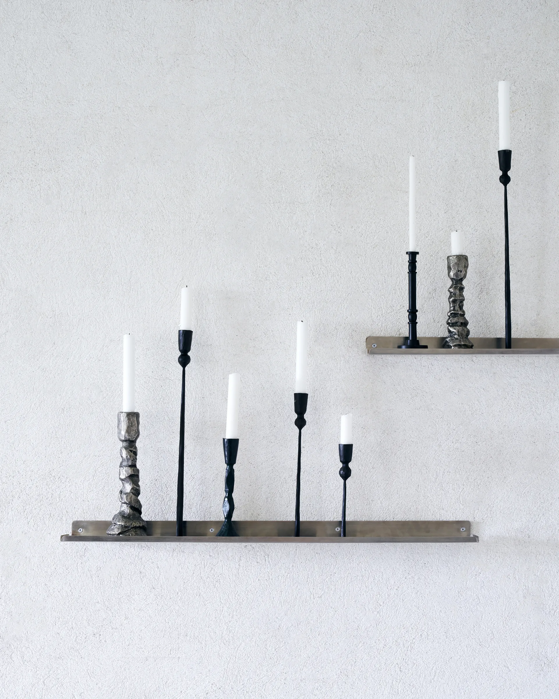 Prateleira Ledge 80 cm, Prata escovada House Doctor