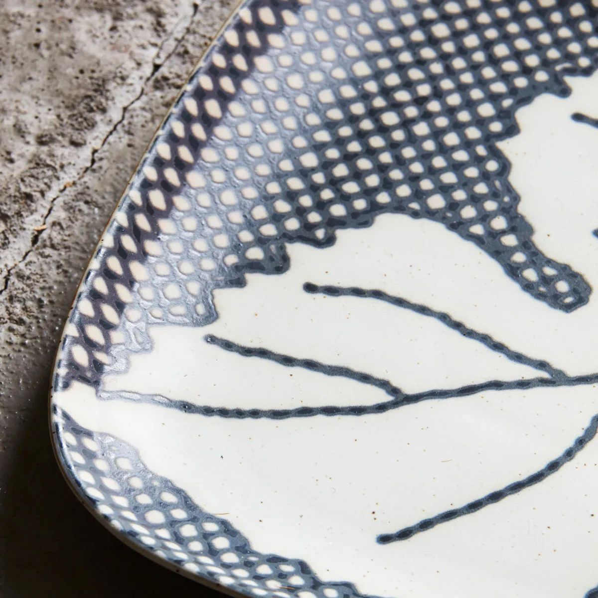 Prato Ash 21,6 cm, cinza-azul House Doctor