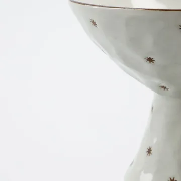 Prato bolo Starry Ø15 cm - Branco  - House Doctor