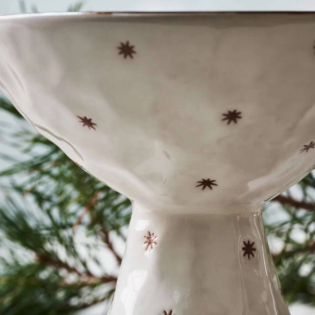 Prato bolo Starry Ø15 cm, Branco  House Doctor