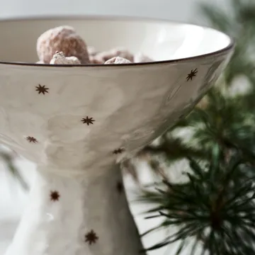 Prato bolo Starry Ø15 cm - Branco  - House Doctor