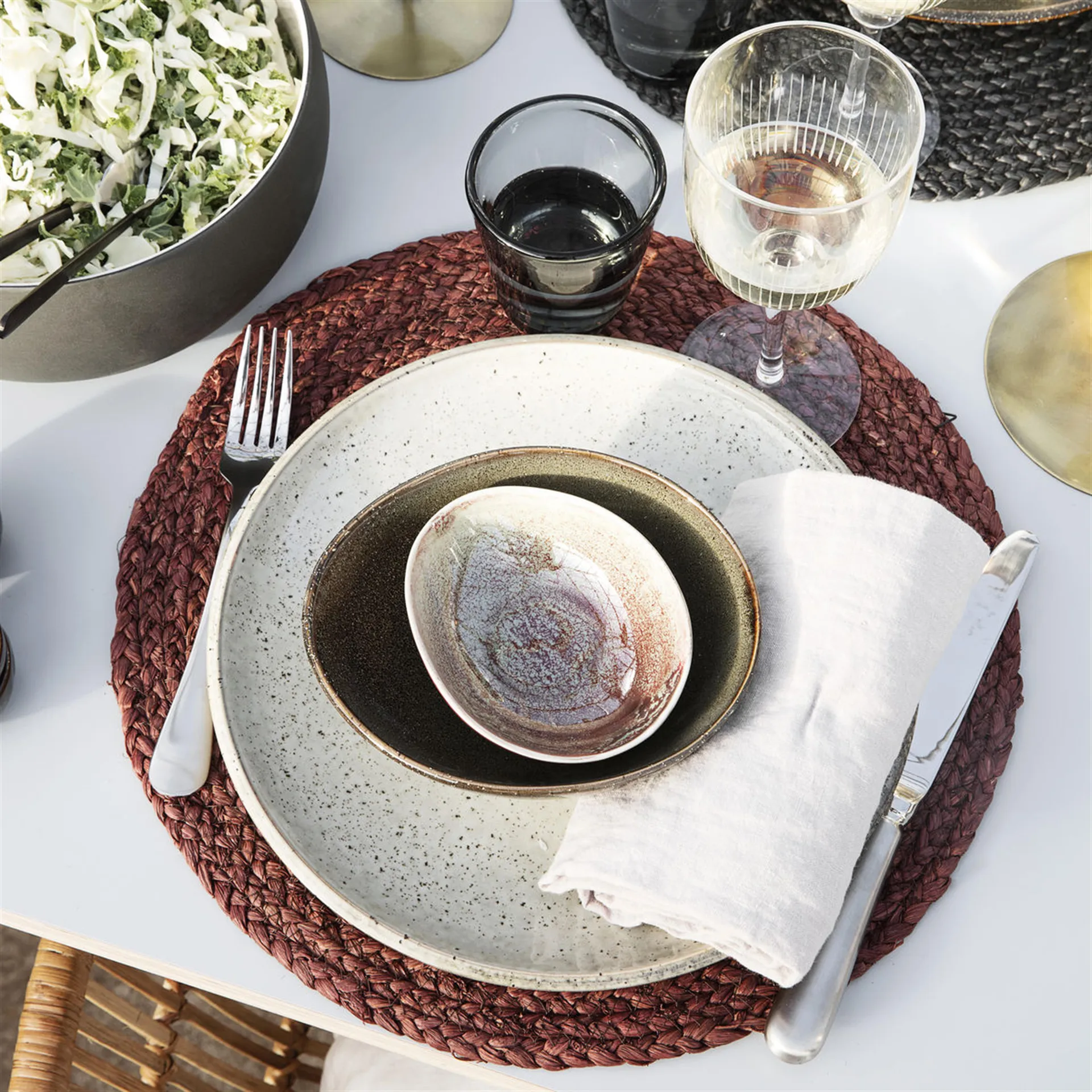 Prato cinza Lake, 21,4 cm House Doctor