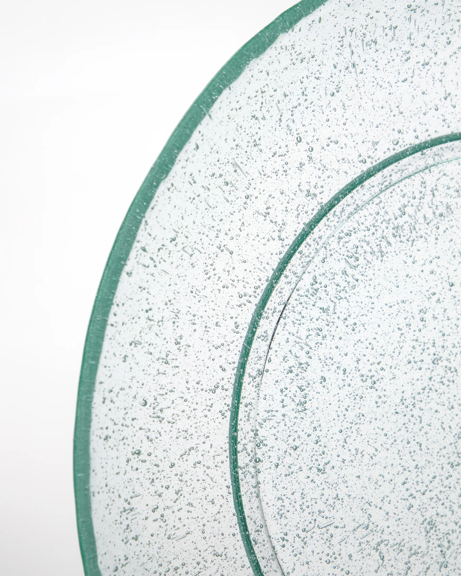 Prato de sobremesa Rain Ø21 cm 2 unid., Transparente House Doctor