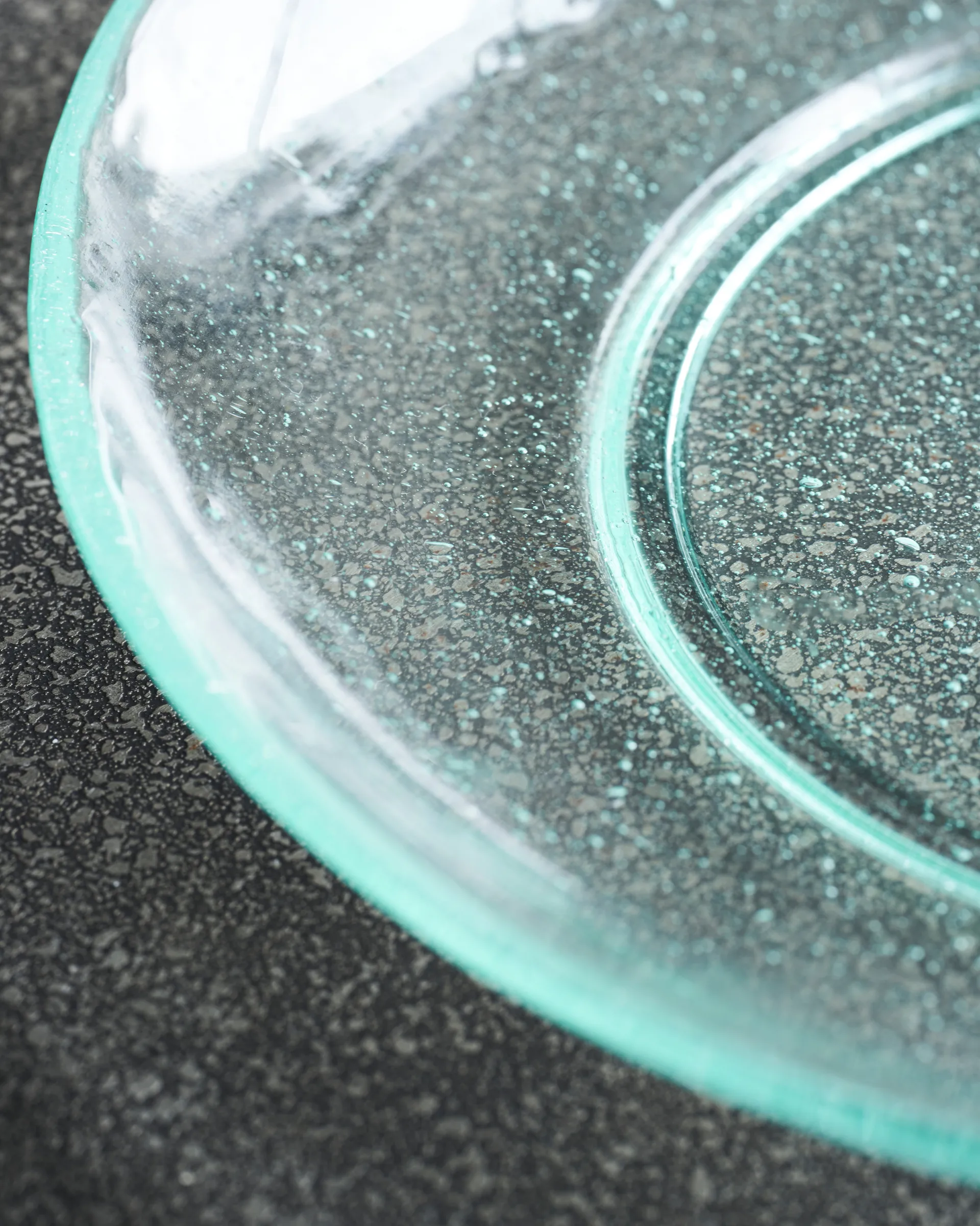 Prato de sobremesa Rain Ø21 cm 2 unid., Transparente House Doctor