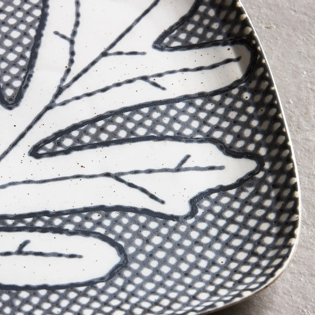 Prato Oak 21,6 cm, cinza-azul House Doctor