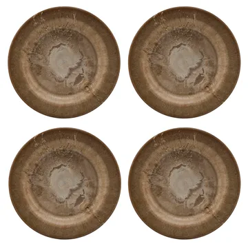 Prato pequeno Serveur 18 cm, 4 un. - dourado - House Doctor