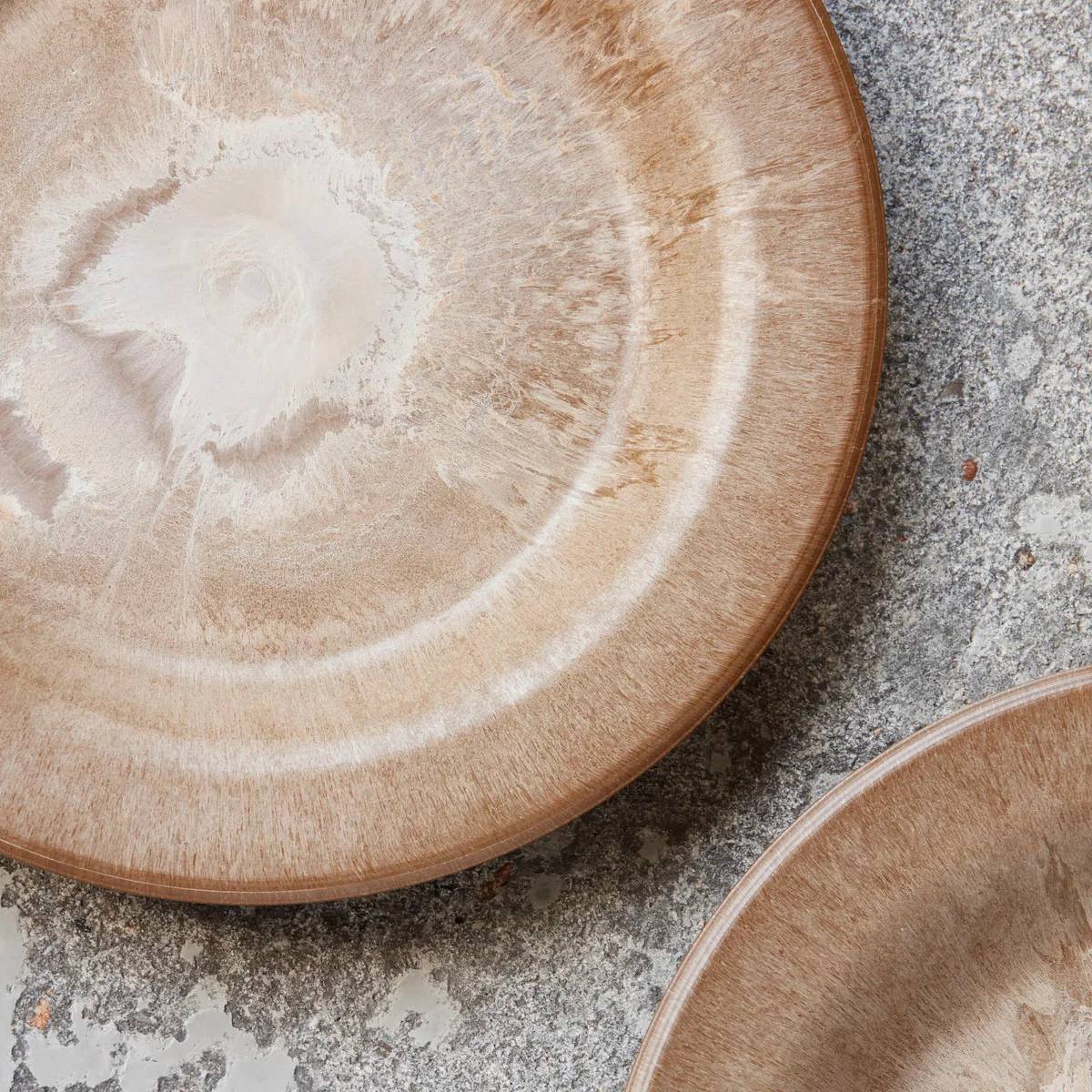 Prato pequeno Serveur 18 cm, 4 un., dourado House Doctor