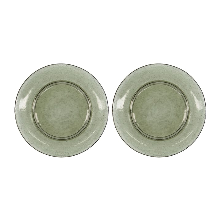 Prato Rain Ø27 cm 2 unid. - Verde - House Doctor