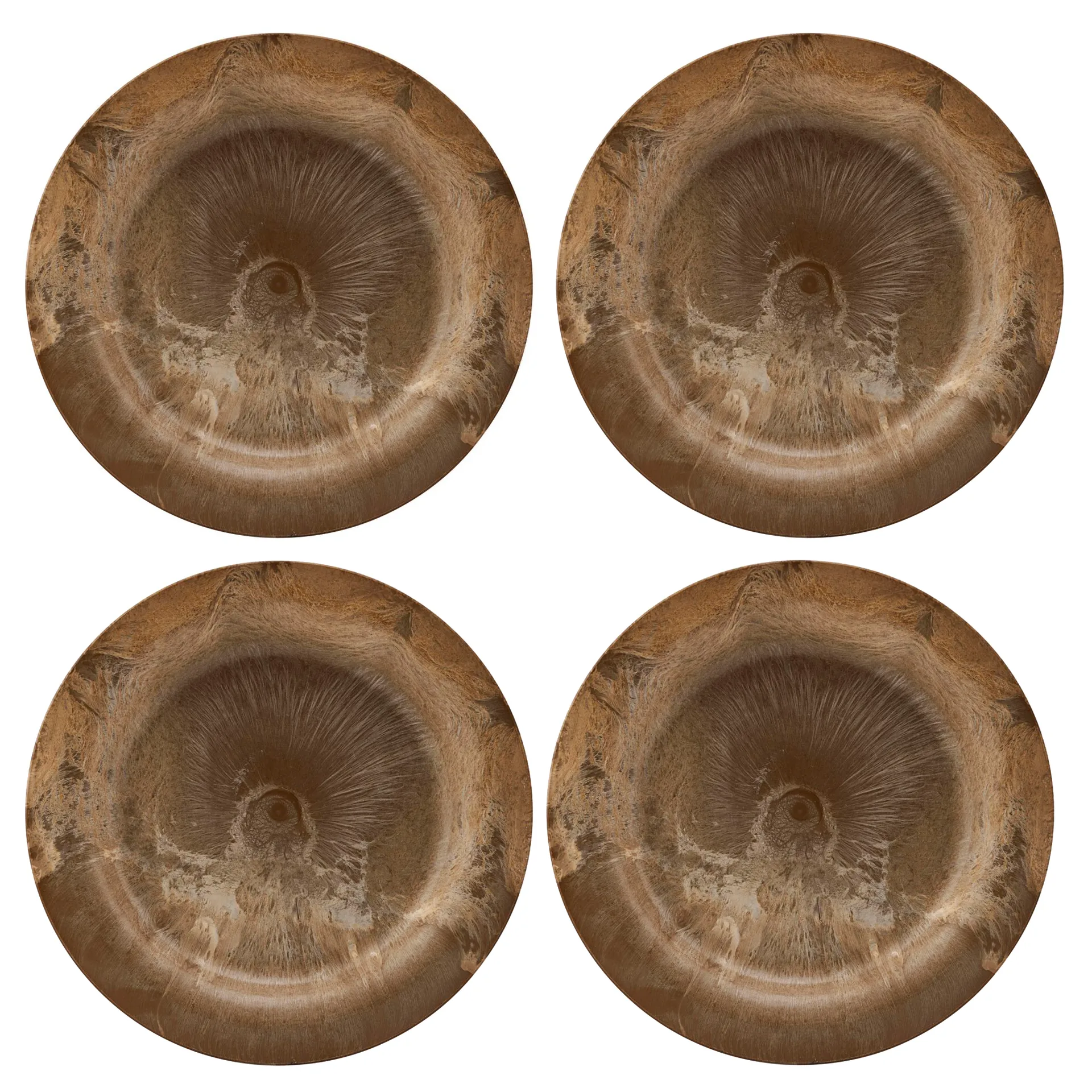 Prato Serveur 24 cm, 4 un., dourado House Doctor