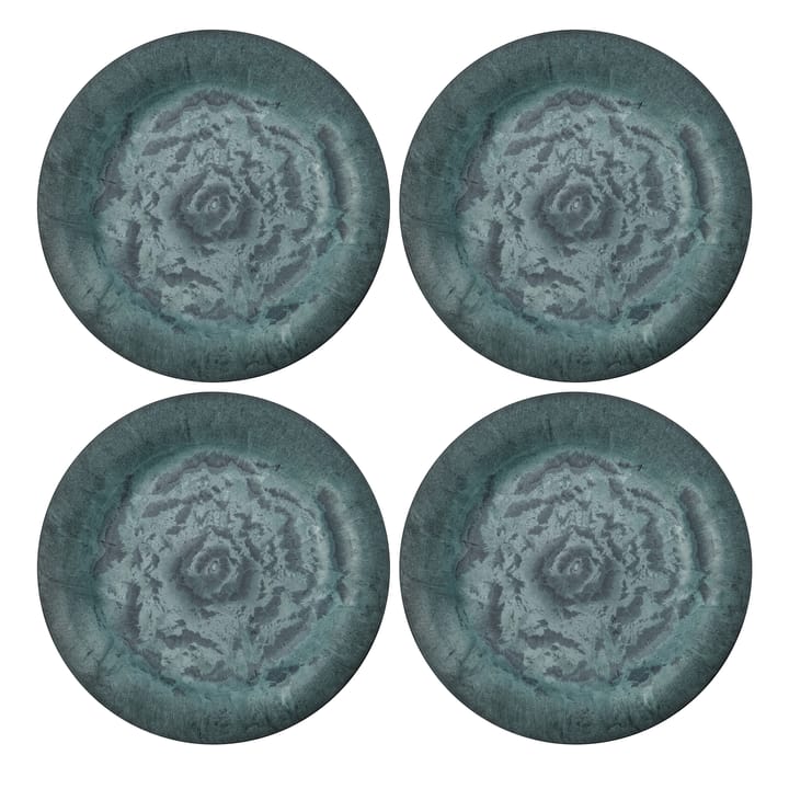 Prato Serveur 24 cm, 4 un., verde House Doctor