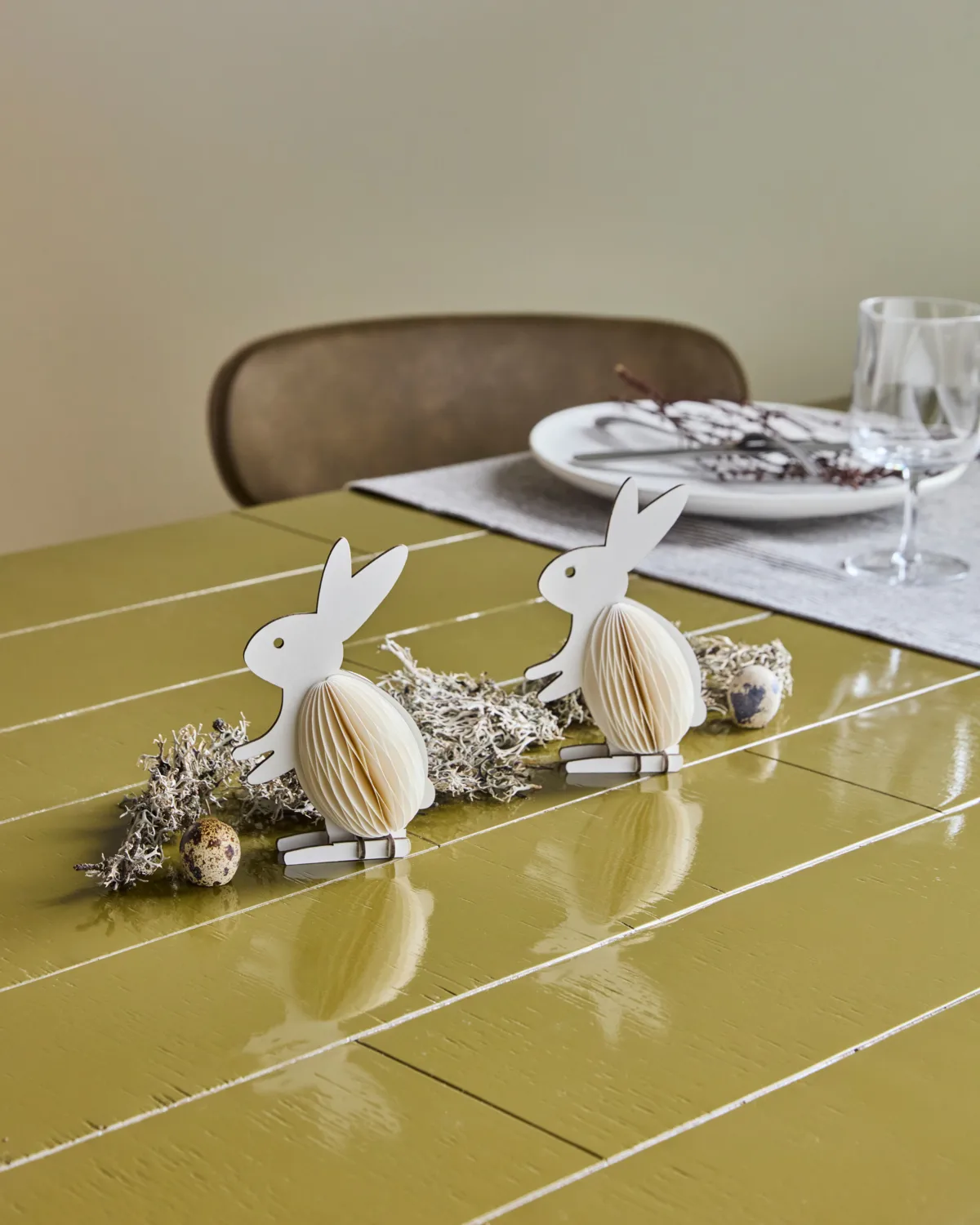 Rabb coelhos da Páscoa decoração 2-unidades, Off-white House Doctor