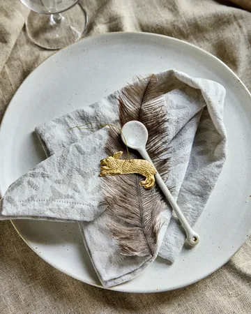 Rabbit enfeite de Páscoa 3-pack - Latão antigo - House Doctor