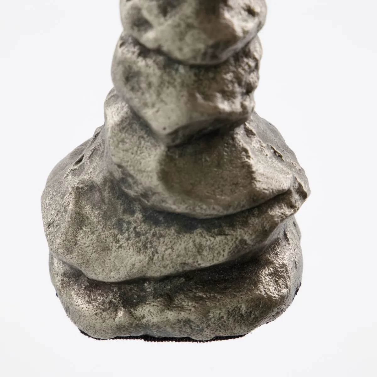 Raku castiçal antique prata, 20 cm House Doctor