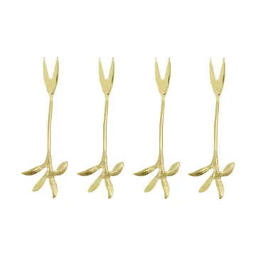 Serve garfo de servir 4 unidades - Ouro antigo - House Doctor