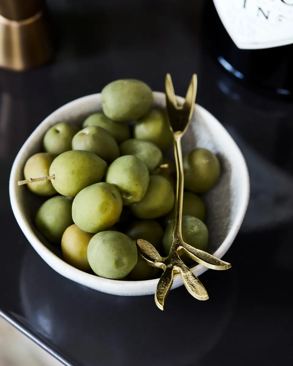 Serve garfo de servir 4 unidades, Ouro antigo House Doctor